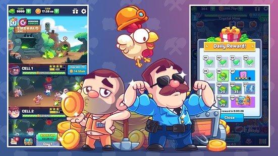  Idle Prison Tycoon: Gold Miner Clicker Game