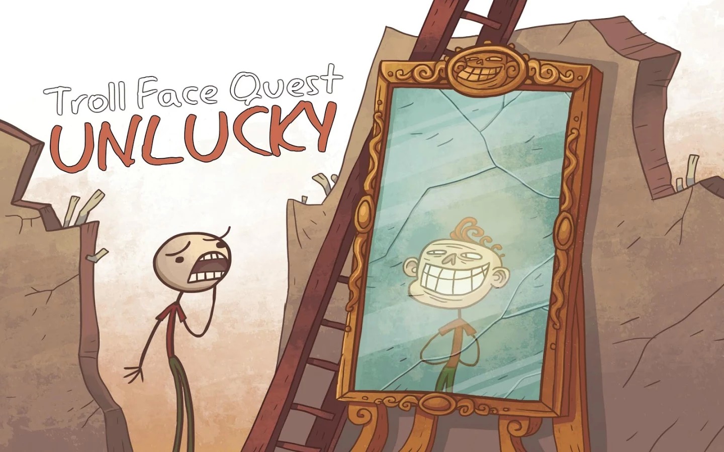 Иконка Troll Face Quest Unlucky Взлом (Квест Троллфейса: Неудачник)