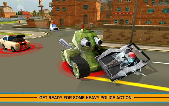 Скачать Blocky Cop Pursuit Terrorist для android последнюю версию бесплатно