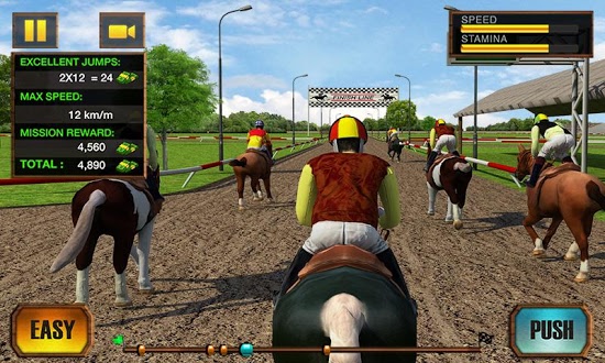 Cкриншоты из игры Horse Derby Quest 2016