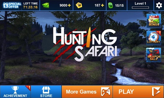 Hunting Safari 3D скачать на планшет бесплатно