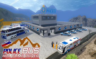 Иконка Police Bus Hill Climb Driver