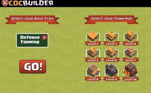 Скриншот CoC Builder