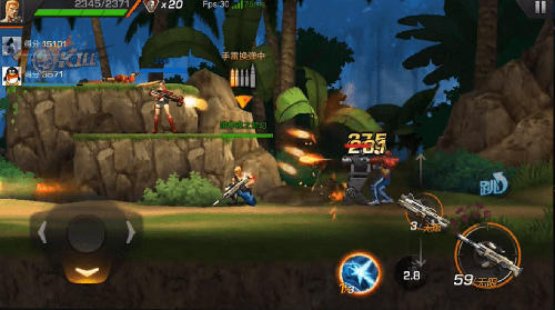 Скриншот Contra mobile