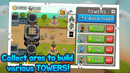 Скриншот Grow Tower: Castle Defender TD