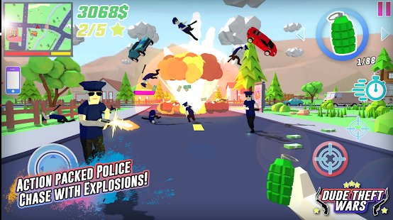 ‘криншот Dude Theft Wars: Open World Sandbox Simulator