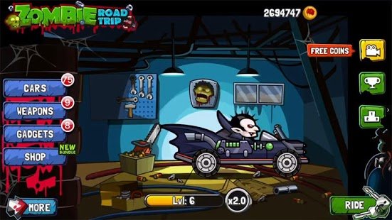 Скриншот Zombie Road Trip