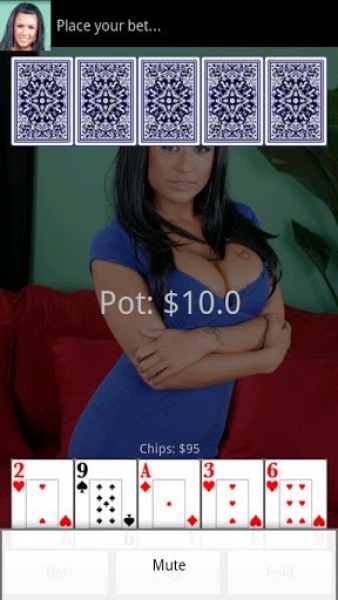 Скриншоты из игры Strip Poker - Eva Angelina