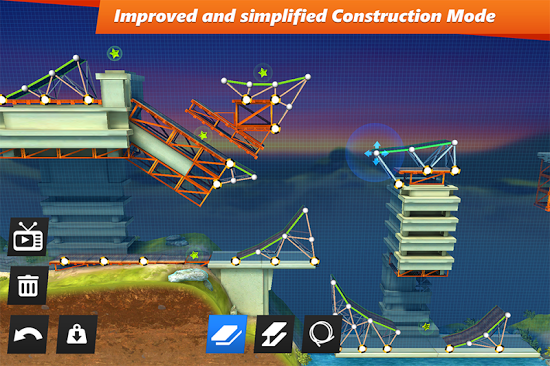 Bridge constructor: Stunt (Конструктор мостов: Трюк) на андроид скачать бесплатно