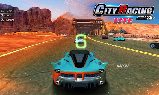 Скриншот City Racing Lite
