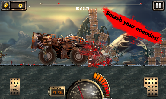 Скачать Monster Car Hill Racer 2 для android телефона бесплатно