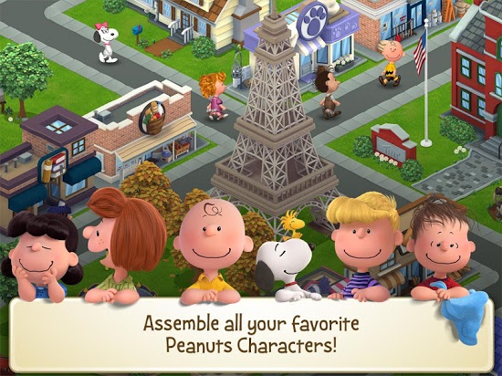 Peanuts: Snoopy's Town Tale картинки из игры
