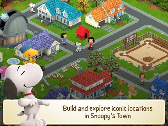 Скачать Peanuts: Snoopy's Town Tale для android телефона бесплатно